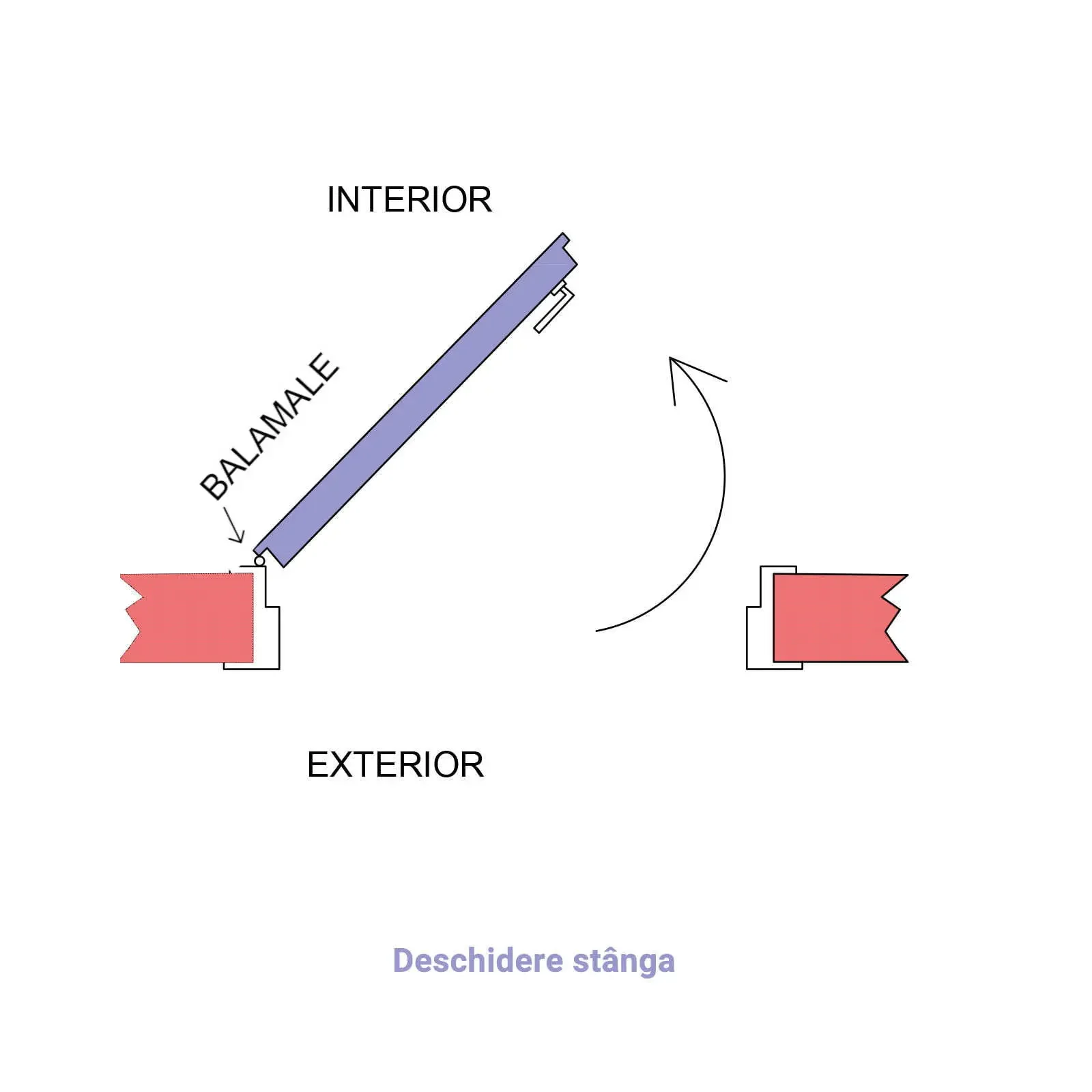Ușă Interior Arta Atlas 65 cu Toc Semirotund - imagine 7